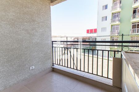 Varanda da Sala   de apartamento à venda com 2 quartos, 60m² em Parada Inglesa, São Paulo