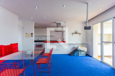 Sala de apartamento à venda com 2 quartos, 84m² em Vila Humaitá, Santo André