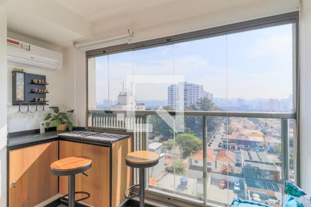 Studio à venda com 30m², 1 quarto e sem vagaVaranda