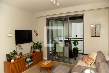 Sala de apartamento à venda com 1 quarto, 36m² em Cidade Monções, São Paulo