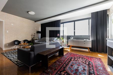 Sala de apartamento à venda com 3 quartos, 137m² em Jardim Paulista, São Paulo