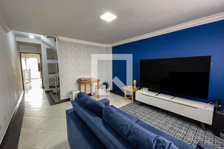 Sala de casa de condomínio à venda com 3 quartos, 102m² em Vila Guaca, São Paulo