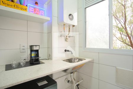 Apartamento para alugar com 41m², 2 quartos e 1 vagaCozinha e Área de Serviço