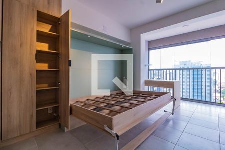 Sala - Quarto de kitnet/studio para alugar com 1 quarto, 35m² em Vila Clementino, São Paulo