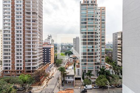 Vista de kitnet/studio para alugar com 1 quarto, 21m² em Moema, São Paulo