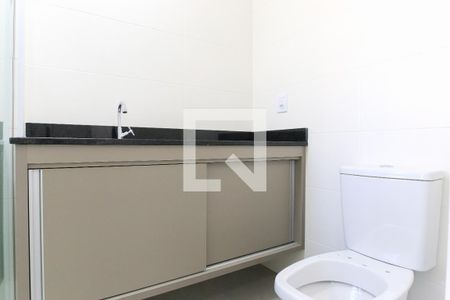 Banheiro da Suíte de apartamento para alugar com 2 quartos, 55m² em Conjunto Residencial Trinta E Um de Março, São José dos Campos