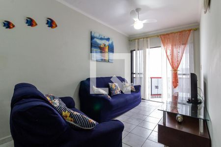 Sala de apartamento para alugar com 2 quartos, 80m² em Nova Mirim, Praia Grande