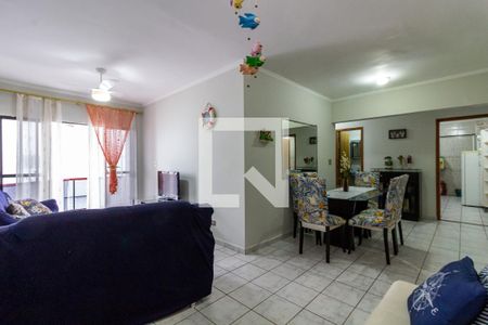 Sala de apartamento para alugar com 2 quartos, 80m² em Nova Mirim, Praia Grande