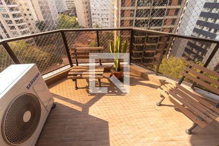 Varanda da Sala de apartamento para alugar com 4 quartos, 200m² em Paraíso, São Paulo