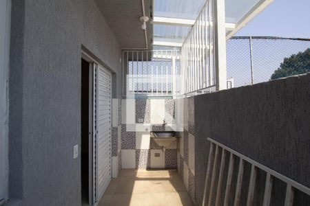 Varanda do Quarto 1 de apartamento para alugar com 2 quartos, 44m² em Vila Jacuí, São Paulo