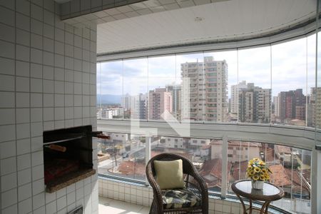 Varanda / churrasqueira de apartamento para alugar com 2 quartos, 100m² em Ocian, Praia Grande