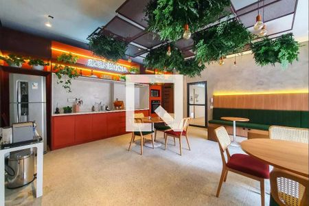 Studio à venda com 23m², 1 quarto e sem vagaÁrea Comum - Espaço Gourmet