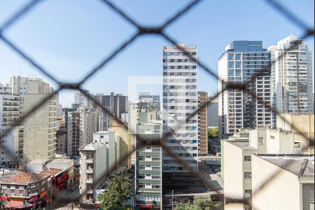 Vista da Varanda da Sala de apartamento para alugar com 1 quarto, 36m² em Consolação, São Paulo