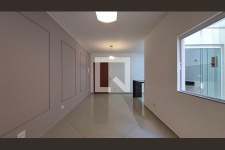 Sala de apartamento à venda com 2 quartos, 75m² em Vila Homero Thon, Santo André
