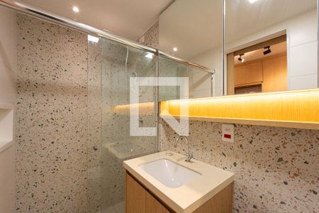 Banheiro Social de kitnet/studio para alugar com 1 quarto, 24m² em Vila Clementino, São Paulo