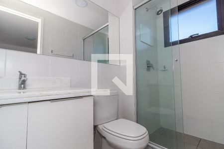 Banheiro da Suíte de apartamento à venda com 2 quartos, 58m² em Jardim do Salso, Porto Alegre