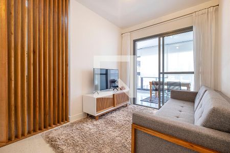 Sala de apartamento para alugar com 1 quarto, 50m² em Pinheiros, São Paulo