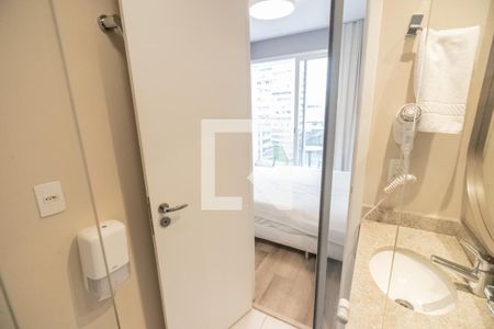 Studio à venda com 22m², 1 quarto e sem vaga Studio à venda com 22m², 1 quarto e sem vagaBanheiro