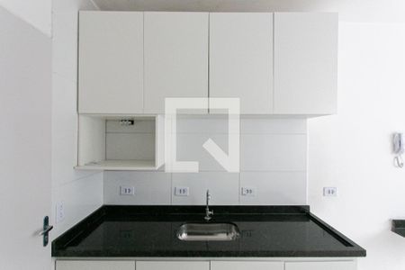 Cozinha de kitnet/studio para alugar com 1 quarto, 22m² em Cidade Mãe do Céu, São Paulo