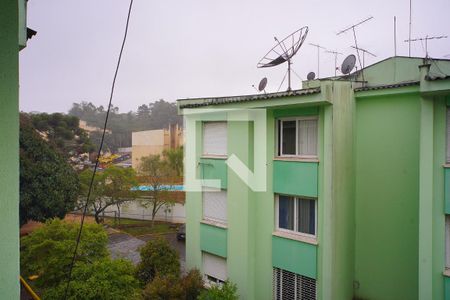Sala - Vista de apartamento para alugar com 1 quarto, 42m² em Jardim Carvalho, Porto Alegre