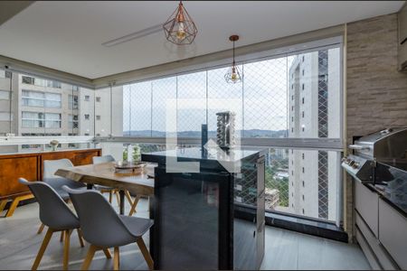 Varanda da Sala de apartamento para alugar com 2 quartos, 105m² em Vila da Serra, Nova Lima
