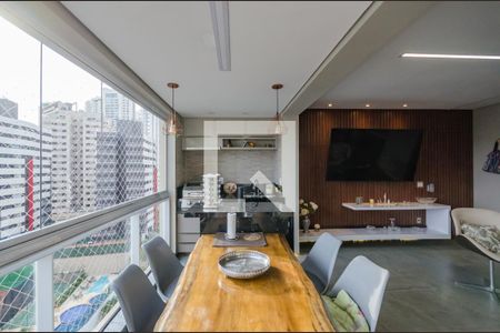 Varanda da Sala de apartamento para alugar com 2 quartos, 105m² em Vila da Serra, Nova Lima