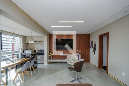 Sala de apartamento para alugar com 2 quartos, 105m² em Vila da Serra, Nova Lima
