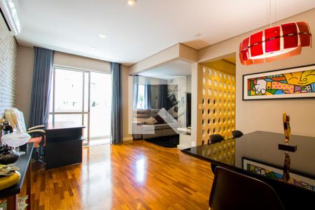 Sala de apartamento para alugar com 3 quartos, 89m² em Vila Gilda, Santo André