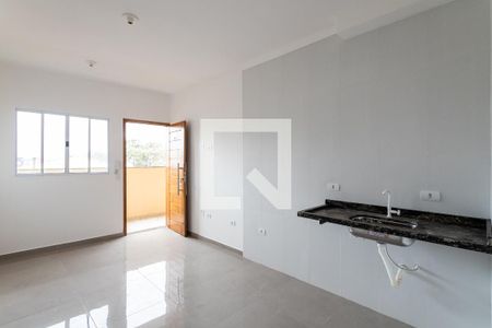 Sala/Cozinha de apartamento para alugar com 2 quartos, 42m² em Vila São Francisco (zona Leste), São Paulo