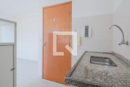 Cozinha de kitnet/studio para alugar com 1 quarto, 45m² em Vila Canero, São Paulo