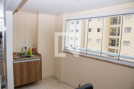 Varanda da Sala de apartamento para alugar com 3 quartos, 80m² em Centro, Diadema