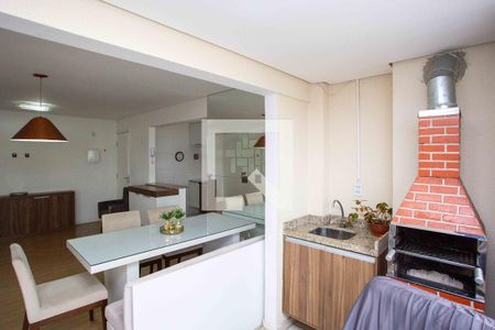 Varanda gourmet de apartamento para alugar com 3 quartos, 80m² em Centro, Diadema