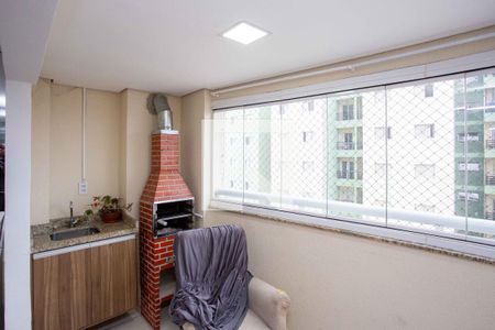 Varanda gourmet de apartamento para alugar com 3 quartos, 80m² em Centro, Diadema