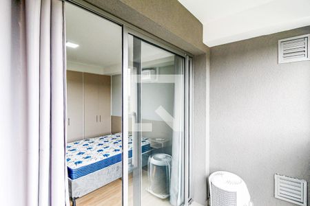 Varanda de kitnet/studio para alugar com 1 quarto, 24m² em Santo Amaro, São Paulo