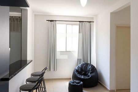 Sala de apartamento para alugar com 2 quartos, 57m² em Distrito de Bonfim Paulista, Ribeirão Preto