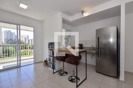 Sala/Cozinha de apartamento à venda com 1 quarto, 44m² em Vila Andrade, São Paulo