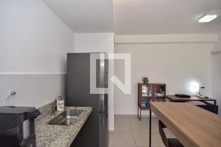 Sala/Cozinha de apartamento à venda com 1 quarto, 44m² em Vila Andrade, São Paulo