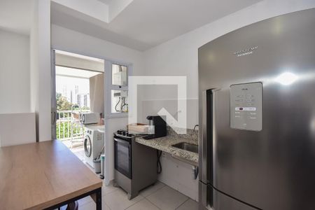 Sala/Cozinha de apartamento à venda com 1 quarto, 44m² em Vila Andrade, São Paulo