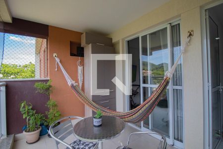 Varanda  de apartamento à venda com 3 quartos, 73m² em Taquara, Rio de Janeiro