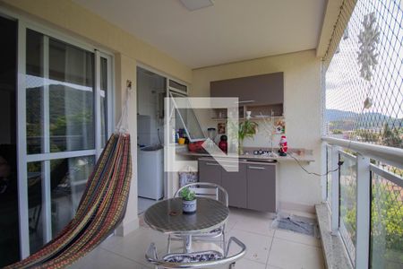 Varanda  de apartamento à venda com 3 quartos, 73m² em Taquara, Rio de Janeiro