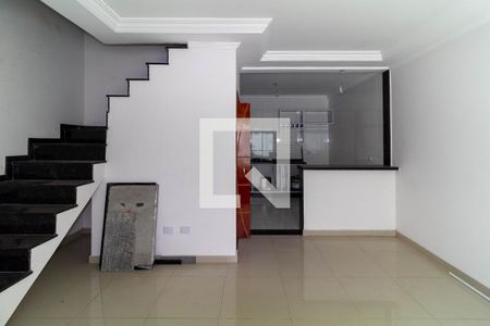 Sala de casa de condomínio para alugar com 3 quartos, 141m² em Chácara Belenzinho, São Paulo