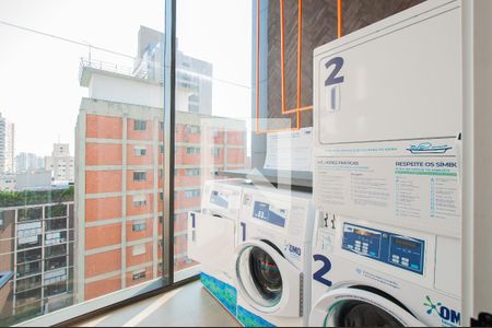 Studio para alugar com 27m², 1 quarto e sem vagaLavanderia