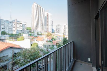 Studio para alugar com 27m², 1 quarto e sem vagaVaranda