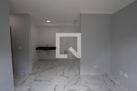 Sala/Cozinha de apartamento para alugar com 2 quartos, 54m² em Vila Santana, São Paulo
