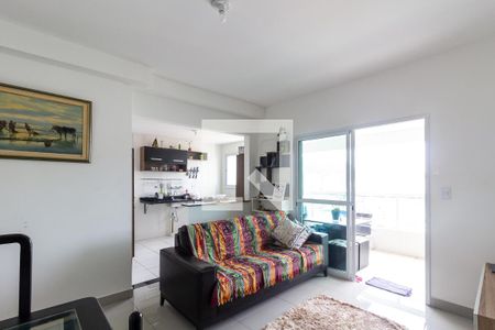 Sala de apartamento para alugar com 2 quartos, 72m² em Boqueirão, Praia Grande