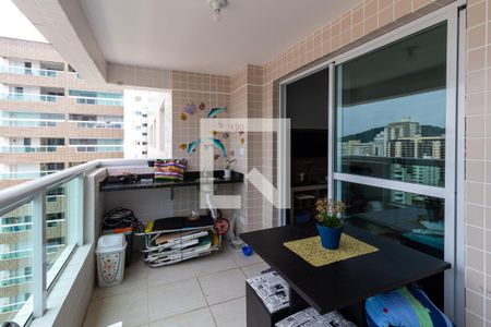 Varanda de apartamento para alugar com 2 quartos, 72m² em Boqueirão, Praia Grande