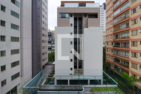 Vista da Sala de apartamento para alugar com 2 quartos, 54m² em Lourdes, Belo Horizonte