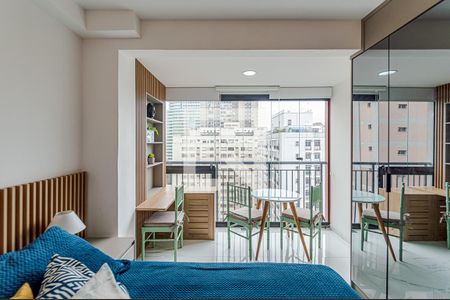 Studio de kitnet/studio para alugar com 1 quarto, 24m² em Consolação, São Paulo