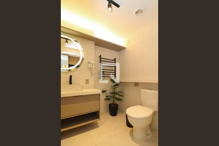 Banheiro Social de kitnet/studio à venda com 1 quarto, 31m² em Sumarezinho, São Paulo