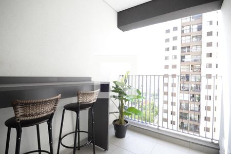 Varanda de kitnet/studio para alugar com 1 quarto, 22m² em Vila Mariana, São Paulo